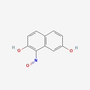 1-Nitrosonaphthalene-2,7-diol