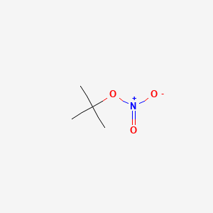 molecular formula C4H9NO3 B8773458 Nitric acid, 1,1-dimethylethyl ester CAS No. 926-05-6