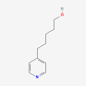 molecular formula C10H15NO B8773464 4-Pyridinepentanol CAS No. 4343-96-8