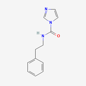 molecular formula C12H13N3O B8773485 N-(2-phenylethyl)-1H-imidazole-1-carboxamide 