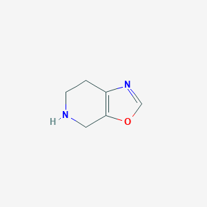 molecular formula C6H8N2O B8773601 4,5,6,7-Tetrahydrooxazolo[5,4-c]pyridine 
