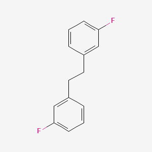 molecular formula C14H12F2 B8773634 1-Fluoro-3-[2-(3-fluorophenyl)ethyl]benzene 