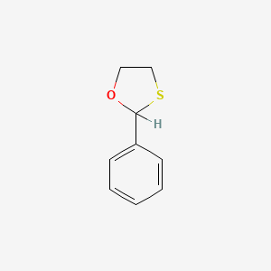 molecular formula C9H10OS B8773742 2-Phenyl-1,3-oxathiolane CAS No. 5721-88-0