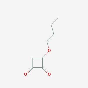 molecular formula C8H10O3 B8773758 3-Butoxycyclobut-3-ene-1,2-dione 