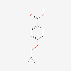 molecular formula C12H14O3 B8773812 Methyl 4-(cyclopropylmethoxy)benzoate CAS No. 712313-60-5
