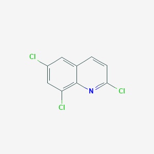molecular formula C9H4Cl3N B8773953 2,6,8-Trichloroquinoline 