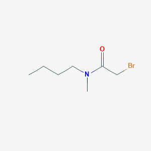 molecular formula C7H14BrNO B8773981 Acetamide, 2-bromo-N-butyl-N-methyl- CAS No. 134414-16-7