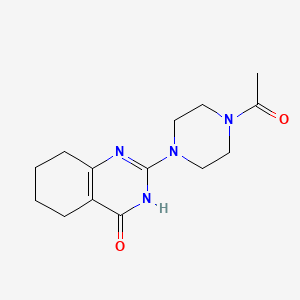 2-(4-Acetylpiperazin-1-yl)-5,6,7,8-tetrahydro-3H-quinazolin-4-one