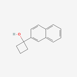 1-(Naphthalen-2-yl)cyclobutan-1-ol