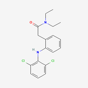 2-{2-[(2,6-dichlorophenyl)amino]phenyl}-N,N-diethylacetamide