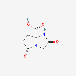 2,5-Dioxohexahydro-1H-pyrrolo(1,2-a)imidazole-7a-carboxylic acid