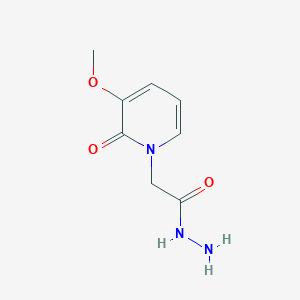 1(2H)-Pyridineaceticacid,3-methoxy-2-oxo-,hydrazide(9CI)