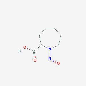 1-Nitrosoazepane-2-carboxylic acid