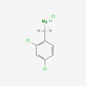 molecular formula C7H5Cl3Mg B8774192 2,4-Dichlorobenzylmagnesium chloride 