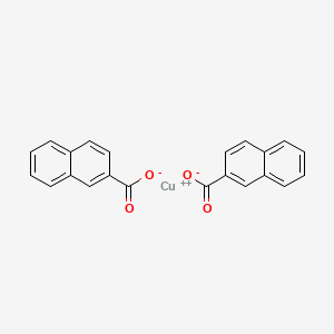 molecular formula C22H14CuO4 B8774283 Copper(II) 2-naphthoate 
