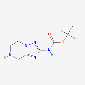 tert-Butyl (5,6,7,8-tetrahydro-[1,2,4]triazolo[1,5-a]pyrazin-2-yl)carbamate