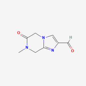 7-Methyl-6-oxo-5,6,7,8-tetrahydroimidazo[1,2-a]pyrazine-2-carbaldehyde