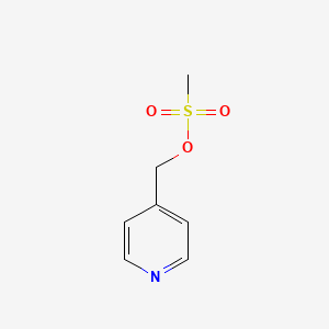 molecular formula C7H9NO3S B8774497 Pyridin-4-ylmethyl methanesulfonate 