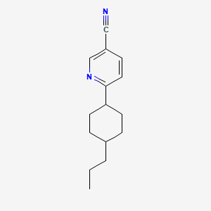 molecular formula C15H20N2 B8774514 6-(4-Propyl-cyclohexyl)-nicotinonitrile 