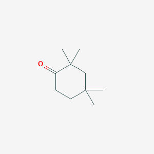 molecular formula C10H18O B8774583 Cyclohexanone, 2,2,4,4-tetramethyl- CAS No. 13440-76-1