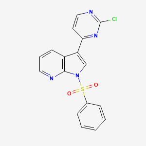 3-(2-chloropyrimidin-4-yl)-1-(phenylsulfonyl)-1H-pyrrolo[2,3-b]pyridine