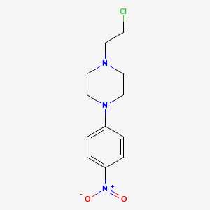 1-(2-Chloroethyl)-4-(4-nitrophenyl)piperazine