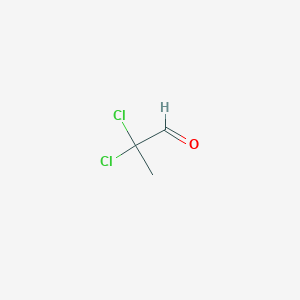molecular formula C3H4Cl2O B8774660 2,2-Dichloropropanal CAS No. 27313-32-2