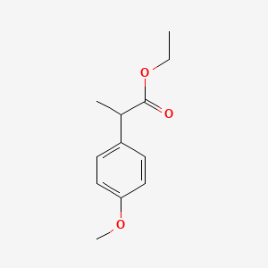 molecular formula C12H16O3 B8774694 Ethyl 2-(4-methoxyphenyl)propanoate CAS No. 2901-41-9