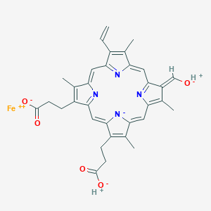 2-Formyl-4-vinyldeuteroheme IX