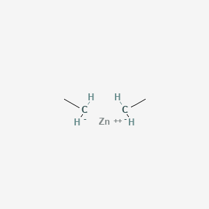 molecular formula C4H10Zn B8774751 zinc;ethane 