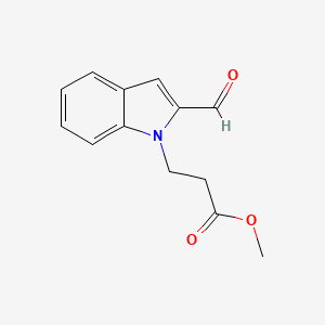 Methyl 3-(2-formyl-1H-indol-1-yl)propanoate