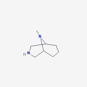 molecular formula C8H16N2 B8774819 9-Methyl-3,9-diazabicyclo[3.3.1]nonane 