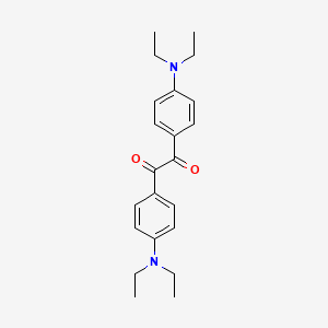 molecular formula C22H28N2O2 B8774829 Ethanedione, bis[4-(diethylamino)phenyl]- CAS No. 68289-19-0