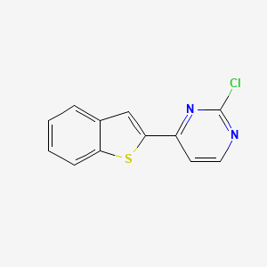 4-(1-Benzothiophen-2-yl)-2-chloropyrimidine