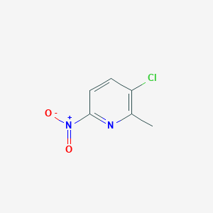 molecular formula C6H5ClN2O2 B8774851 3-Chloro-2-methyl-6-nitropyridine 
