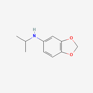 molecular formula C10H13NO2 B8774856 N-(Propan-2-yl)-2H-1,3-benzodioxol-5-amine CAS No. 10368-14-6