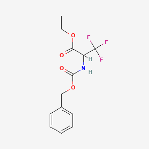 N-(Benzyloxycarbonyl)-3,3,3-trifluoroalanine ethyl ester