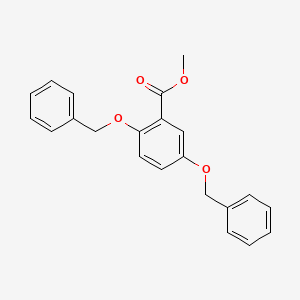 Benzoic acid, 2,5-bis(phenylmethoxy)-, methyl ester