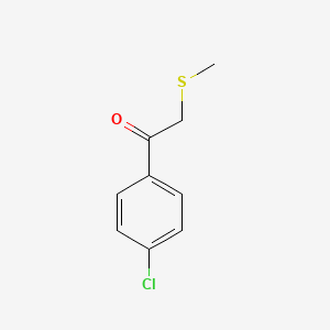 1-(4-Chlorophenyl)-2-(methylsulfanyl)ethan-1-one