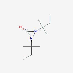molecular formula C11H22N2O B008775 1,2-Bis(2-methylbutan-2-yl)diaziridin-3-one CAS No. 19656-75-8