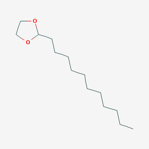 molecular formula C14H28O2 B8775008 2-Undecyl-1,3-dioxolane CAS No. 5735-88-6