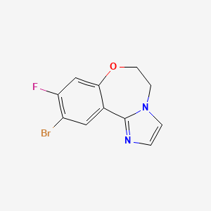 10-Bromo-9-fluoro-5,6-dihydrobenzo[f]imidazo[1,2-d][1,4]oxazepine