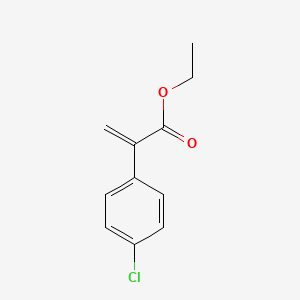molecular formula C11H11ClO2 B8775099 Ethyl 2-(4-chlorophenyl)acrylate CAS No. 101492-44-8