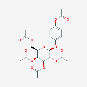 beta-D-Glucopyranoside, 4-(acetyloxy)phenyl, tetraacetate