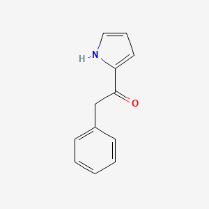 molecular formula C12H11NO B8775116 2-phenyl-1-(1H-pyrrol-2-yl)ethanone CAS No. 13169-74-9