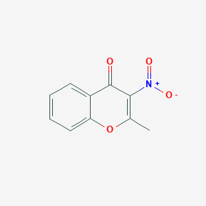 2-methyl-3-nitro-4H-1-benzopyran-4-one