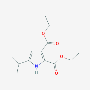 Diethyl 5-isopropyl-1H-pyrrole-2,3-dicarboxylate