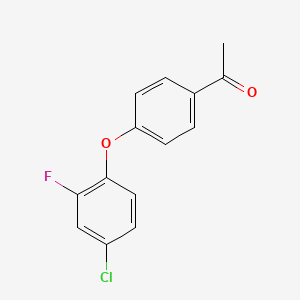 1-(4-(4-Chloro-2-fluorophenoxy)phenyl)ethanone