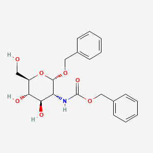 molecular formula C21H25NO7 B8775178 benzyl 2-benzyloxycarbonylamino-2-desoxy-a-D-glucopyranoside 