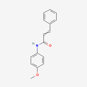 molecular formula C16H15NO2 B8775210 N-(4-methoxyphenyl)-3-phenylacrylamide 